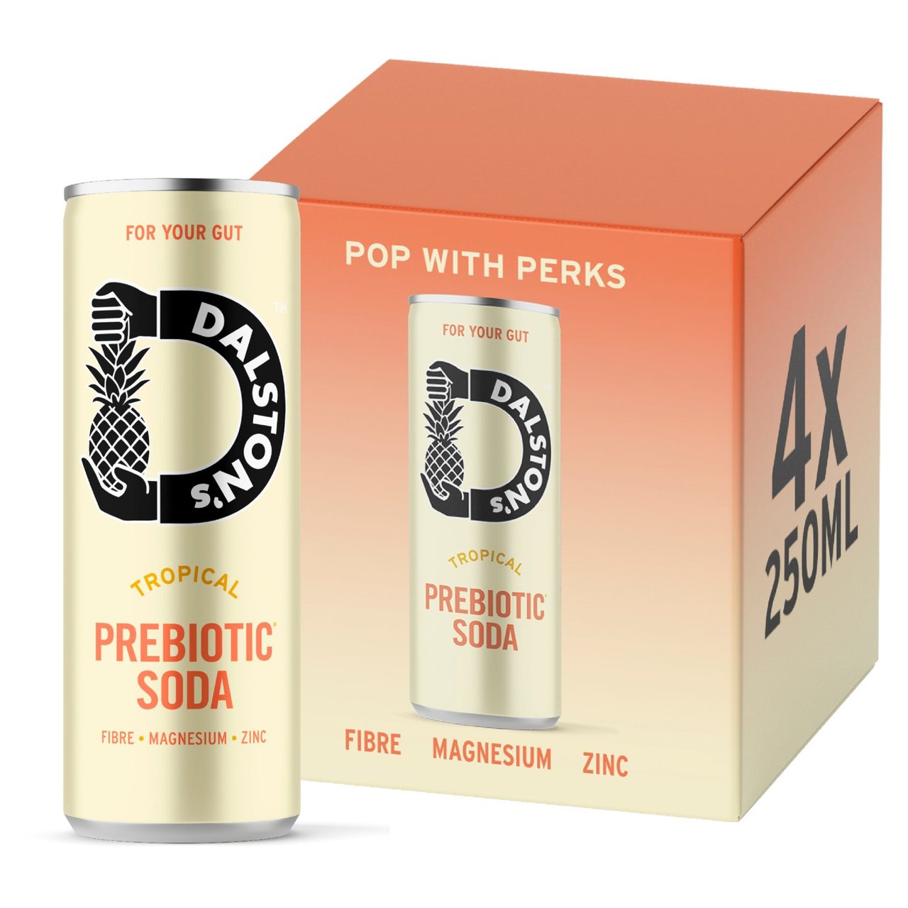 Dalston's Tropical Prebiotic Soda For Your Gut  Multipack