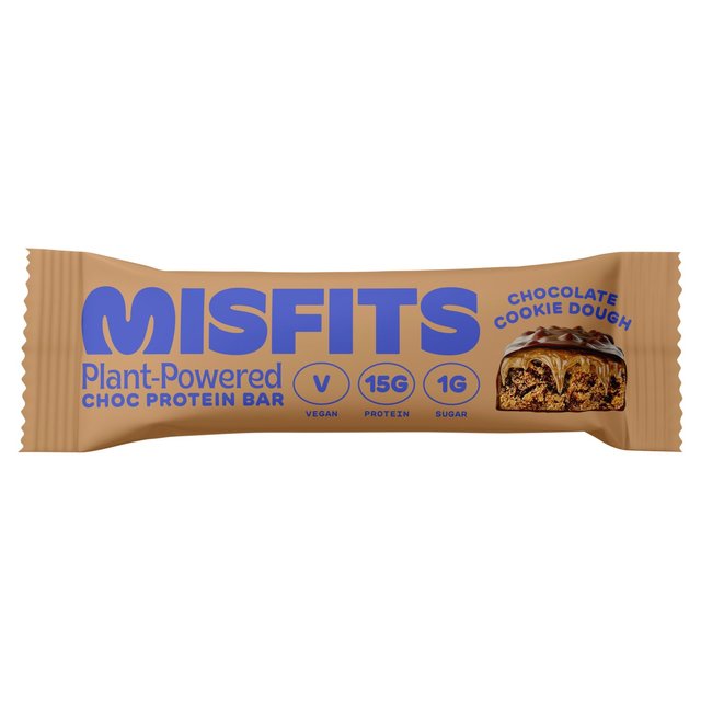 Misfits Vegan Chocolate Cookie Dough Protein Bar 45g