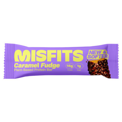 Misfits Plant-Based Caramel Fudge Protein Bar  50g