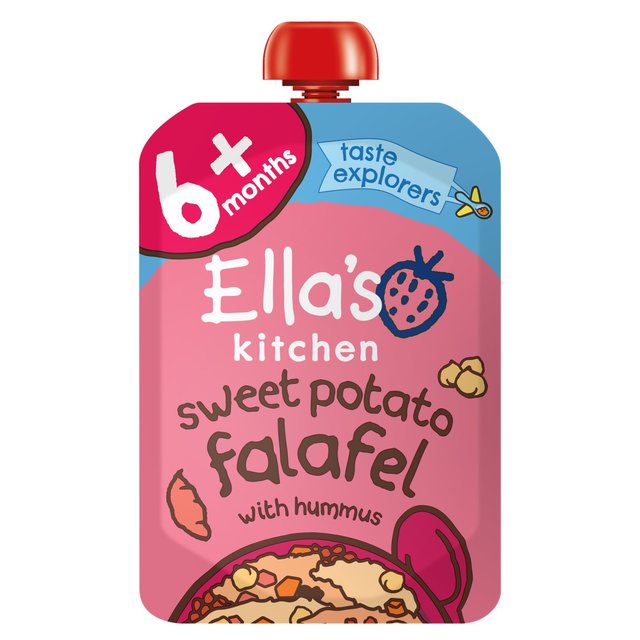 Ella's Kitchen Sweet Potato Falafel Baby Food Pouch 6+ Months