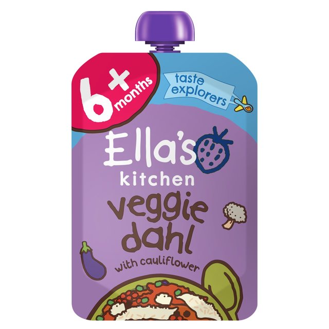 Ella's Kitchen Veggie Dahl Baby Food Pouch 6+ Months