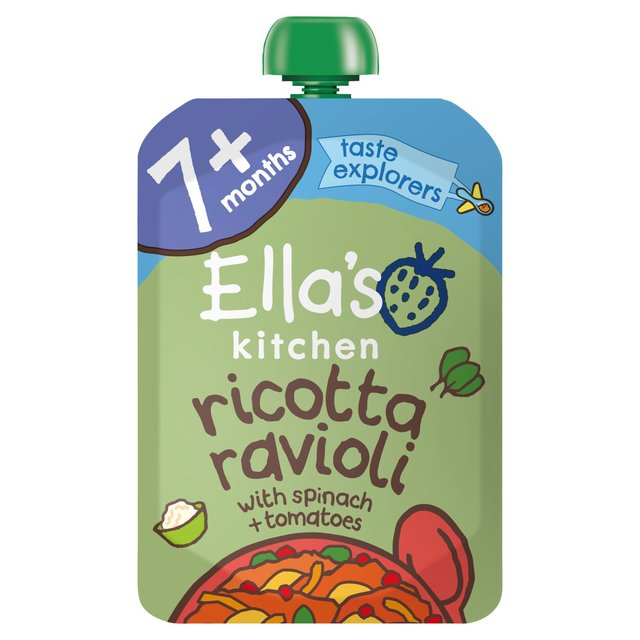 Ella's Kitchen Organic Spinach Ricotta Pasta 130g