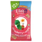 Ella's Kitchen Strawberry + Apple Oaty Biscuits Multipack Snack 12+ Months