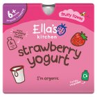 Ella's Kitchen Strawberry Yogurt 6+ Months 4 x 90g