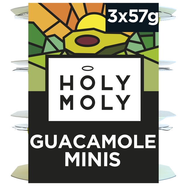 Holy Moly Minis Guacamole Original 3x57g