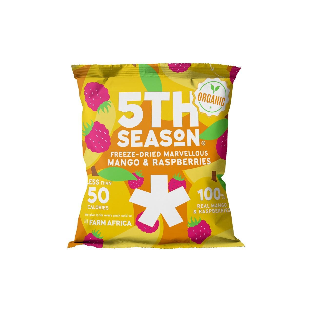 5th Season Fruit Organic Mango & Raspberry Bites