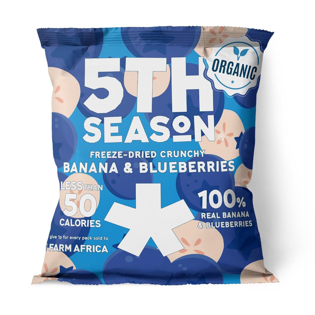 5th Season Fruit Organic Banana & Blueberry Bites