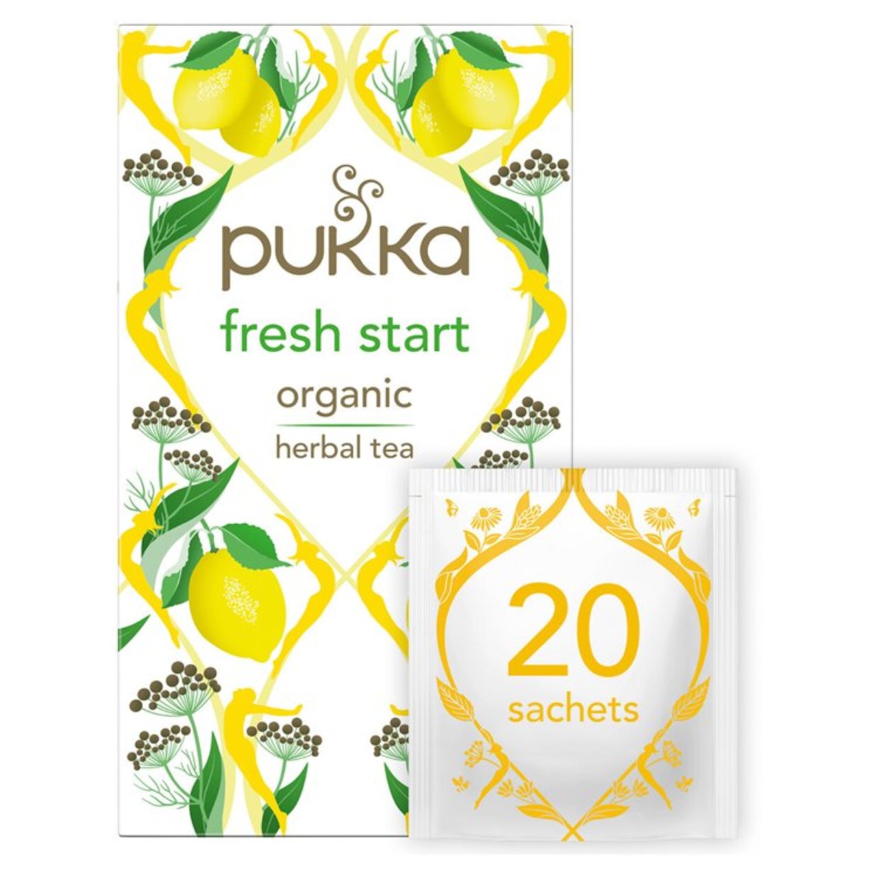 Pukka Tea Fresh Start Organic Herbal Tea