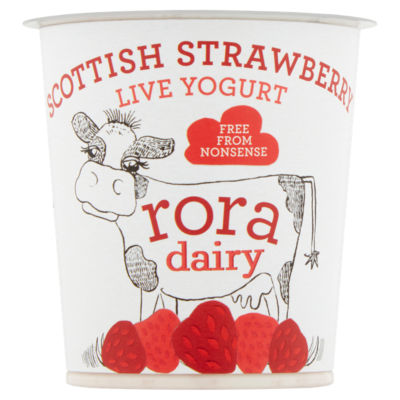 Rora Dairy Scottish Strawberry Live Yogurt