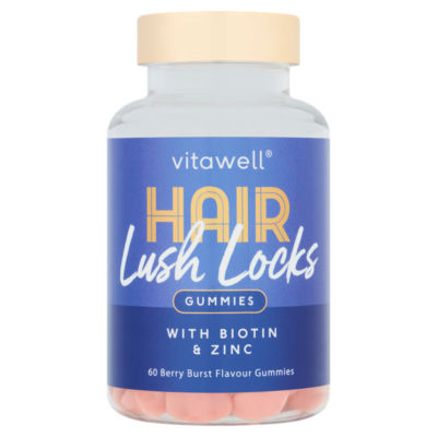 Vitawell Lush Locks Hair Gummies 