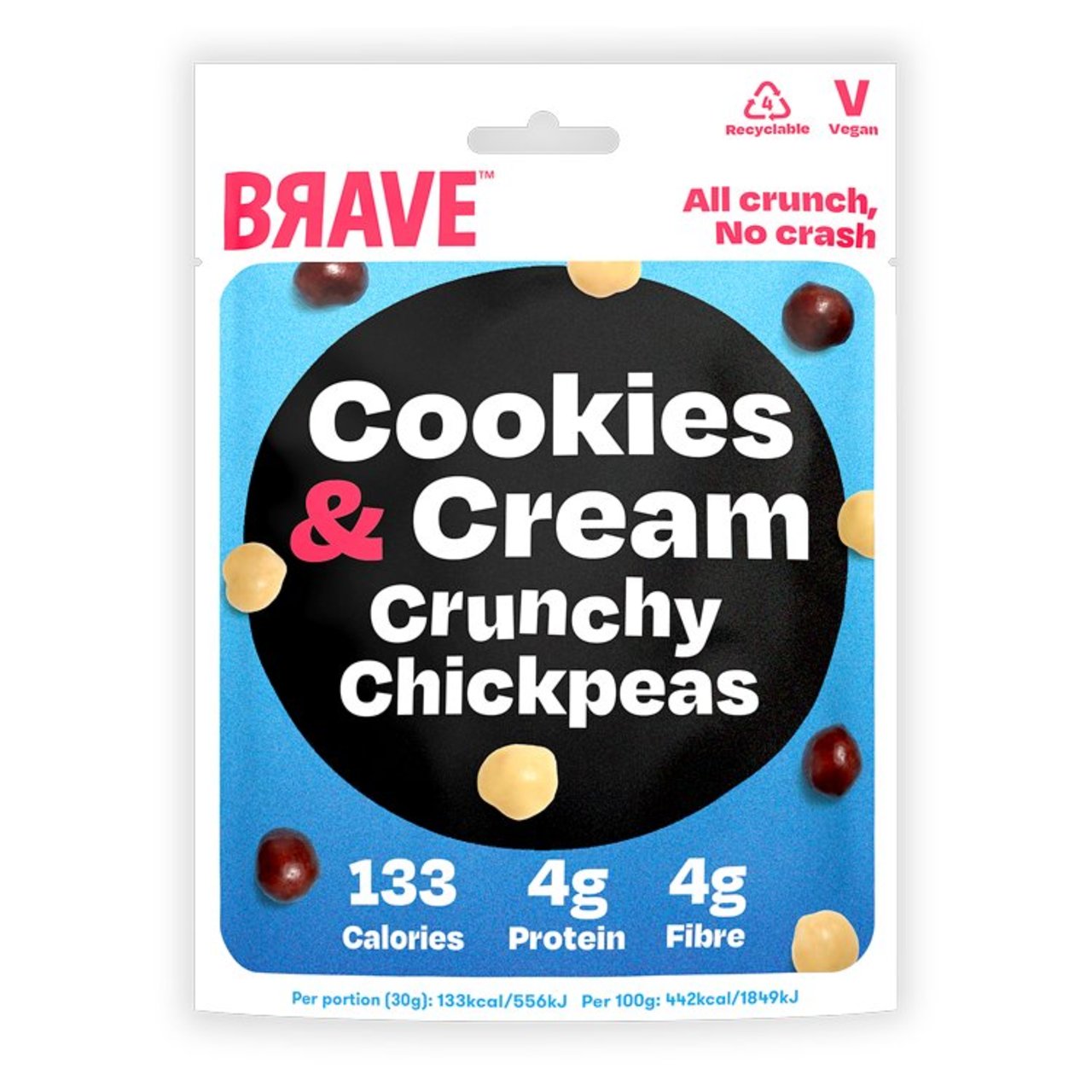 BRAVE Roasted Chickpeas Cookies & Cream