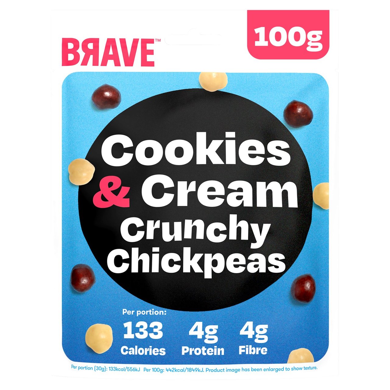 BRAVE Roasted Chickpeas Cookies & Cream Sharing