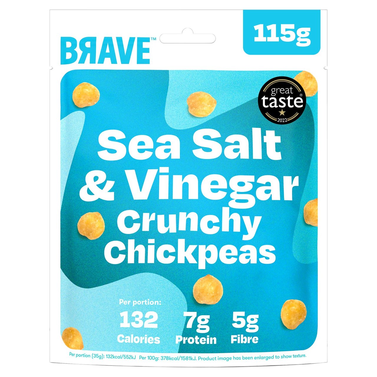 BRAVE Roasted Chickpeas Salt & Vinegar Sharing