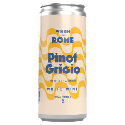 When In Rome Pinot Grigio White Wine 18.7cl