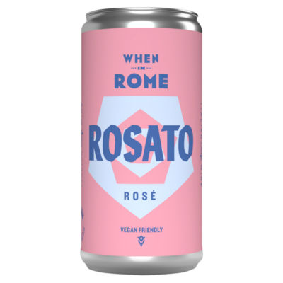 When in Rome Rosato Premium Italian Rosé Wine Can 187ml