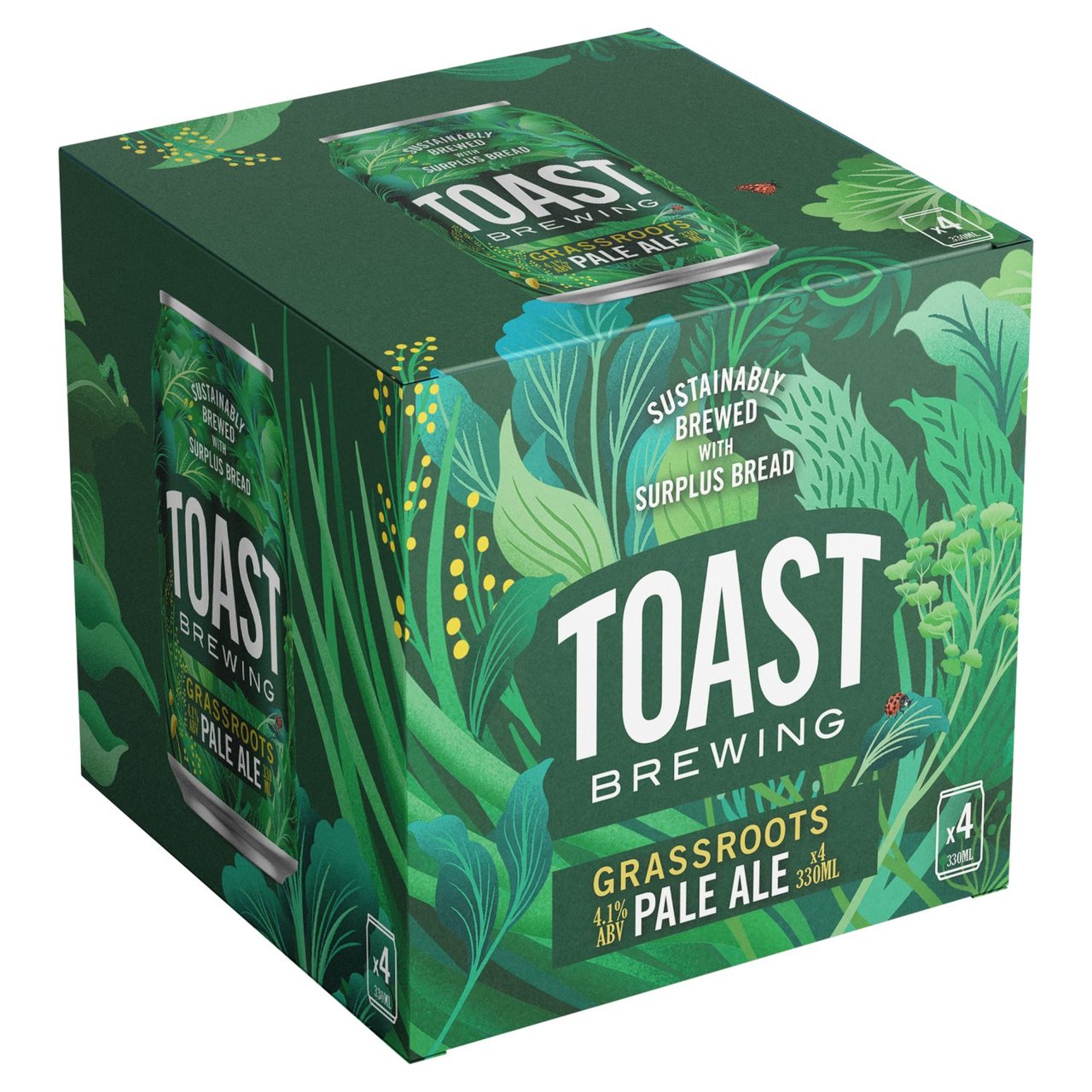 Toast Brewing Grassroots Pale Ale 4x330ml