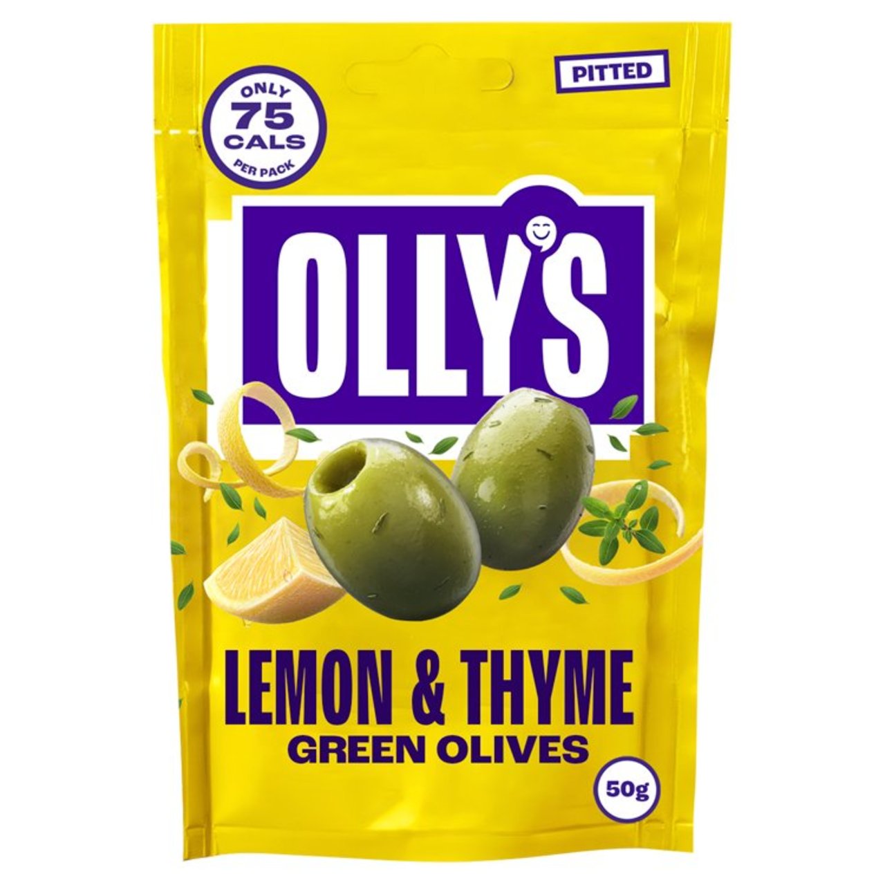 Olly's Olives Lemon & Thyme Green Halkidiki Olives - The Hippie