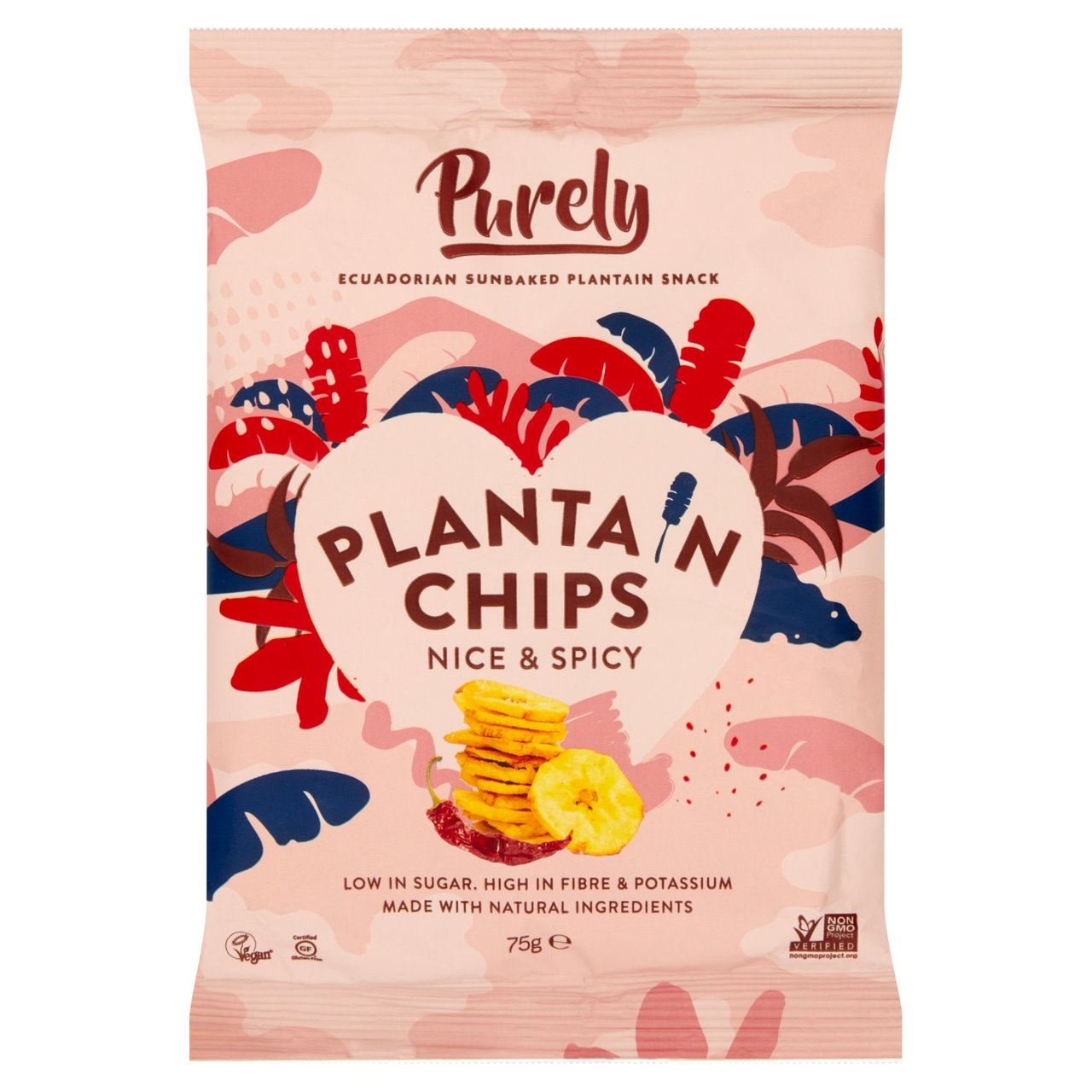 Purely Plantain Chips Nice & Spicy