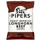 Pipers Great Berwick Longhorn Beef Crisps 40g