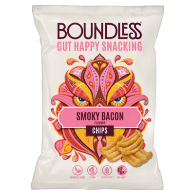 Boundless, Smoky Bacon Chips, Sharing Bag