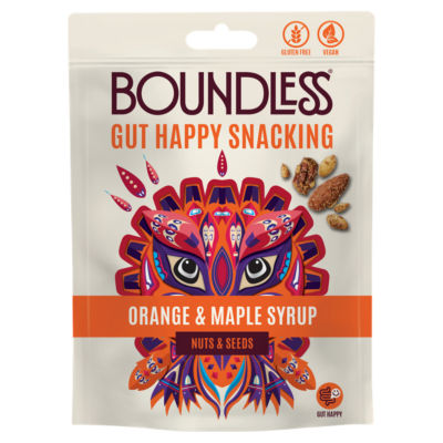 Boundless Gut Happy Snack Orange & Maple Syrup Nuts & Seeds