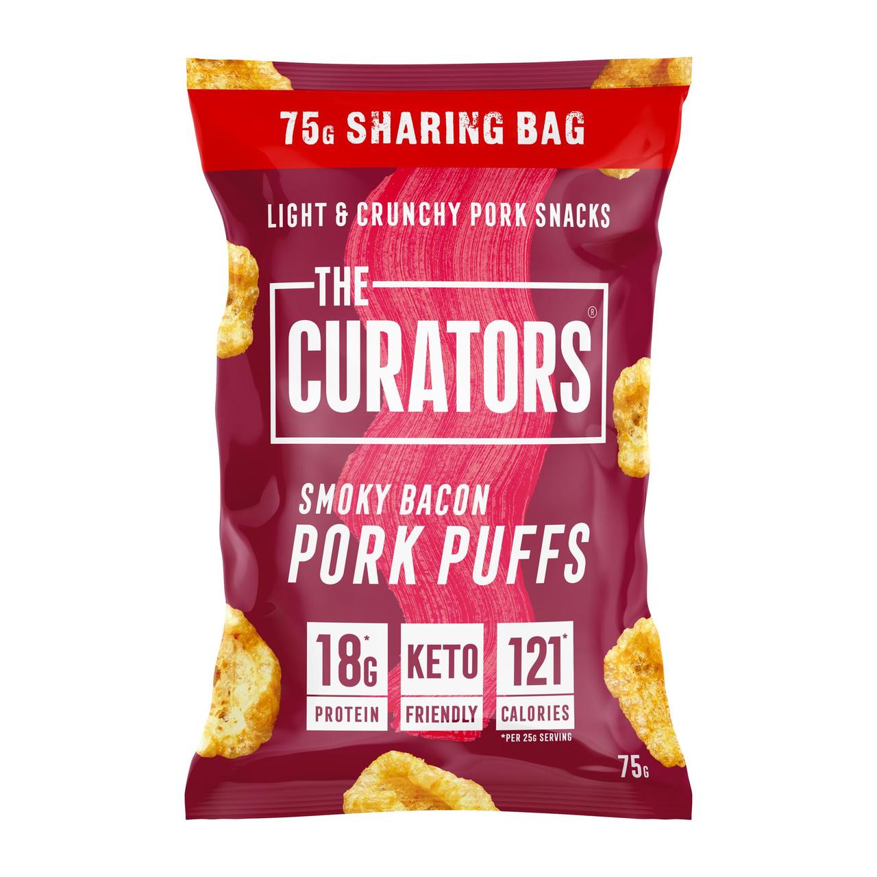 The Curators Smoky Bacon Pork Puffs