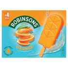 Robinsons Orange Ice Lollies 4x60g