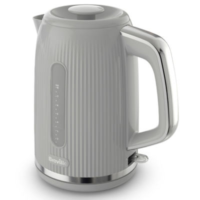 Breville Bold Ice Grey Electric Kettle 1.7L Grey & Silver Chrome VKT222