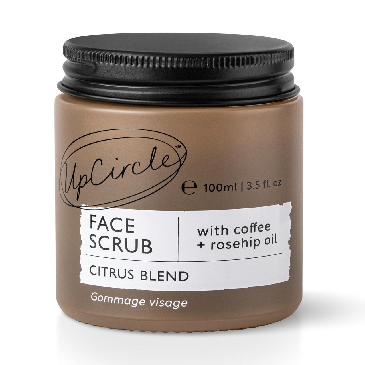 UpCircle Face Scrub Citrus with Coffee + Rosehip Oil