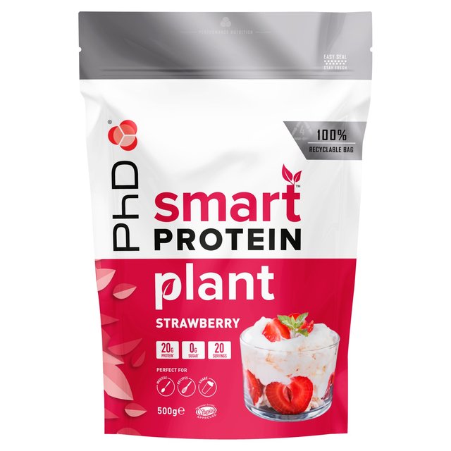 PhD Smart Plant Protein Powder Strawberry  500g