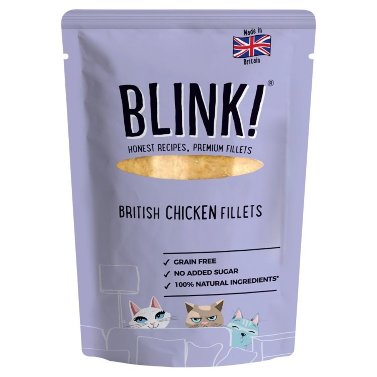 Blink Chicken Fillets Wet Cat Food Pouch