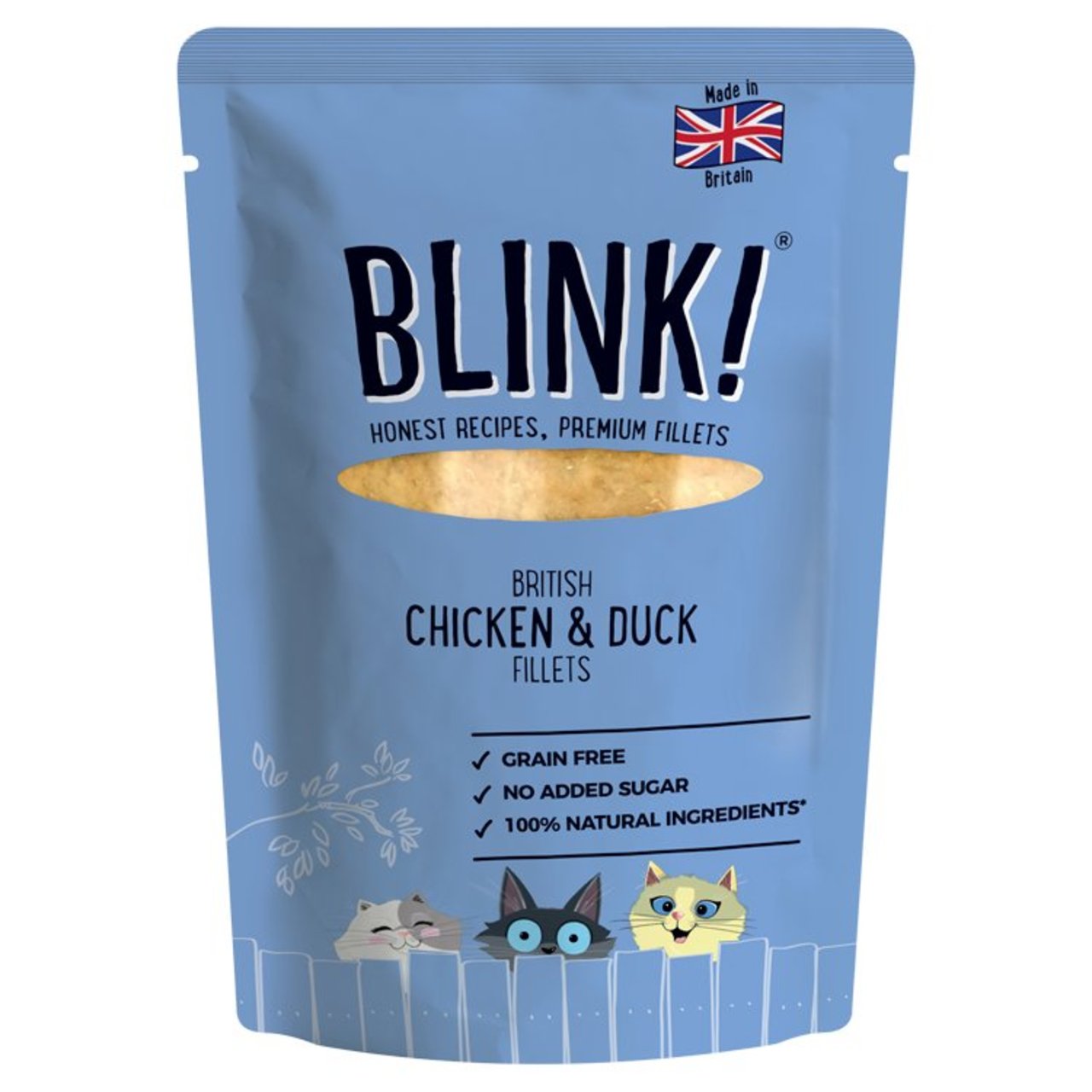 Blink Chicken & Duck Fillets Wet Cat Food Pouch