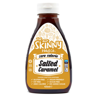 The Skinny Food Co. Salted Caramel Flavour Syrup with Sweetener 425ml