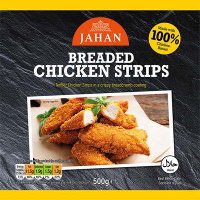 Jahan Breaded Chicken Strips  500g