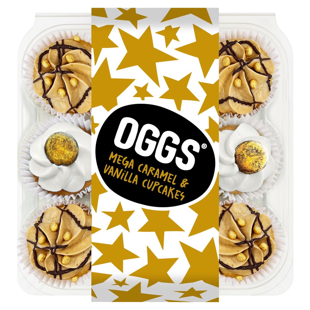 OGGS Mega Caramel and Vanilla Cupcakes