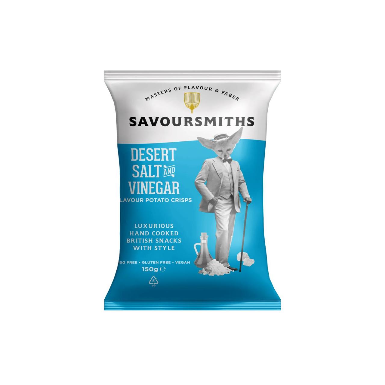 Savoursmiths Desert Salt & Vinegar Luxury Crisps