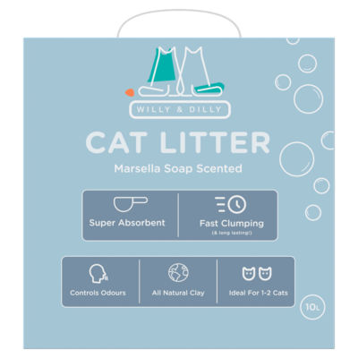 Willy & Dilly Marsella Soap Scented Cat Litter 10L