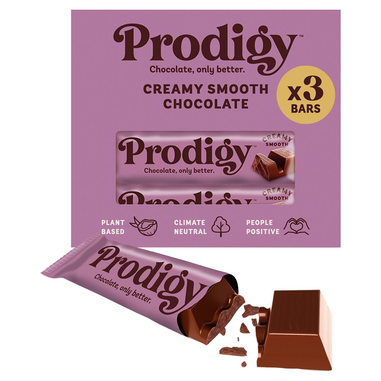 Prodigy Creamy Smooth Chocolate Bar Multipack