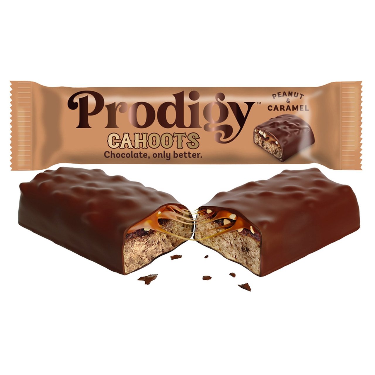 Prodigy Peanut & Caramel Cahoots Chocolate Bar