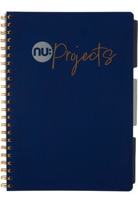 Nuco Navy A4 Project Book