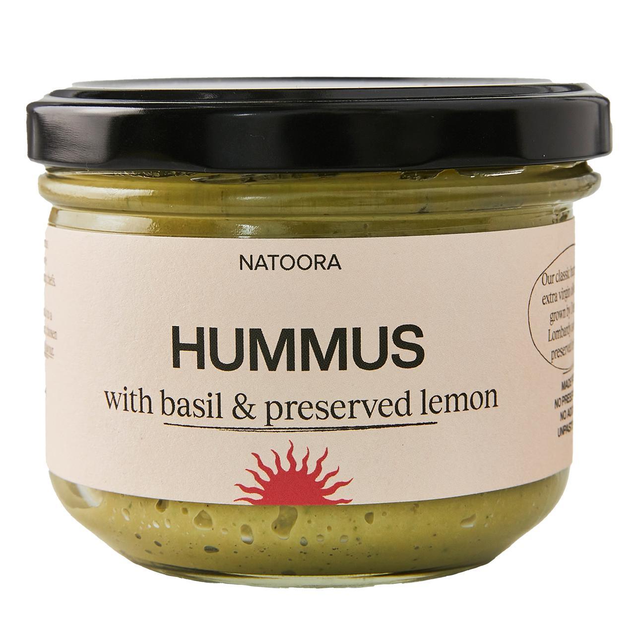 Natoora Hummus with Basil & Preserved Lemon