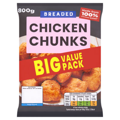 Deli Cuisine Breaded Chicken Chunks