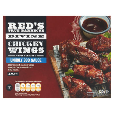 Red's True Barbecue Divine Chicken Wings with Glorious Unholy BBQ Sauce