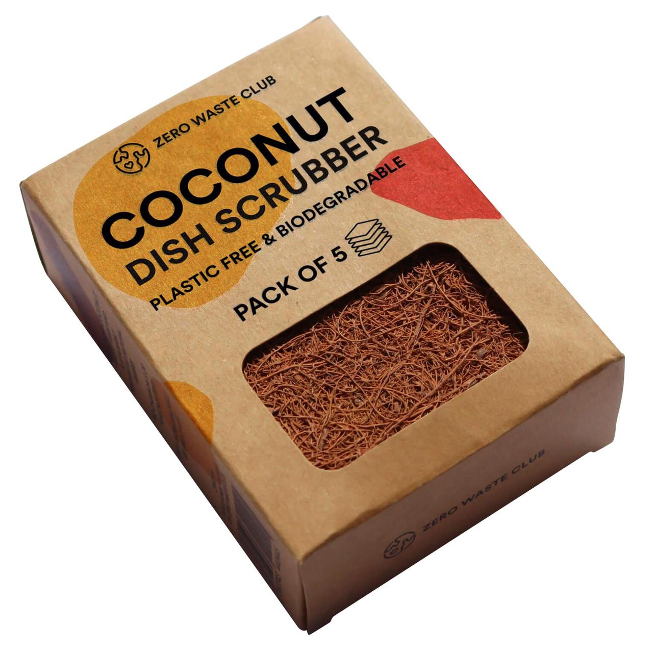 Zero Waste Club Biodegradable Coconut Kitchen Scourers