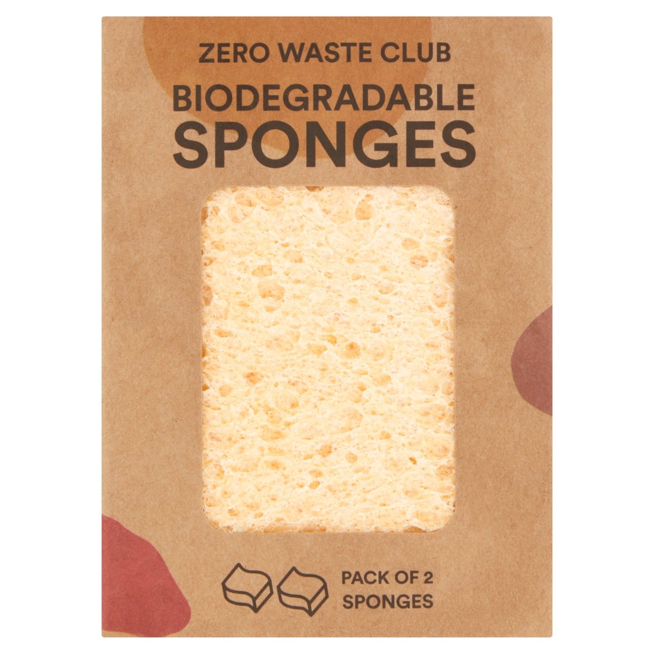 Zero Waste Club Biodegradable Kitchen Sponges