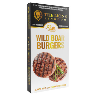 The Lions Kingdom Wild Boar Burgers