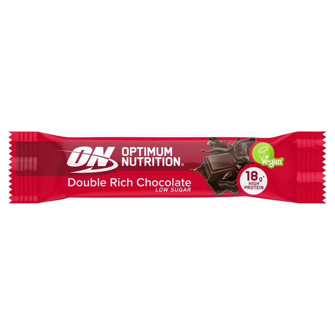 Optimum Nutrition Plant Protein Bar Double Rich Chocolate Flavoursingle serve 60g