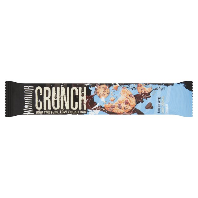 Warrior Crunch Choc Chip Cookie Dough Bar  64g