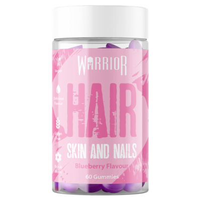 Warrior Hair, Skin and Nails Blueberry Flavour 60 Gummies 191g