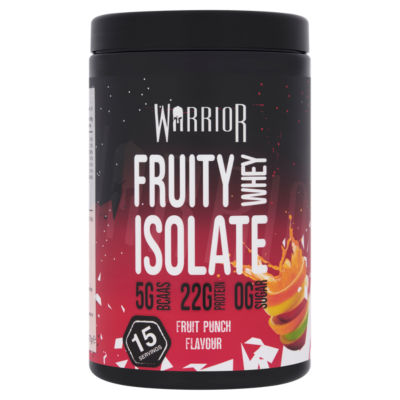 Warrior Fruity Whey Isolate Fruit Punch Flavour 375g